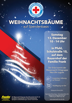 Weihnachhtsbäume auf Spendenbasis